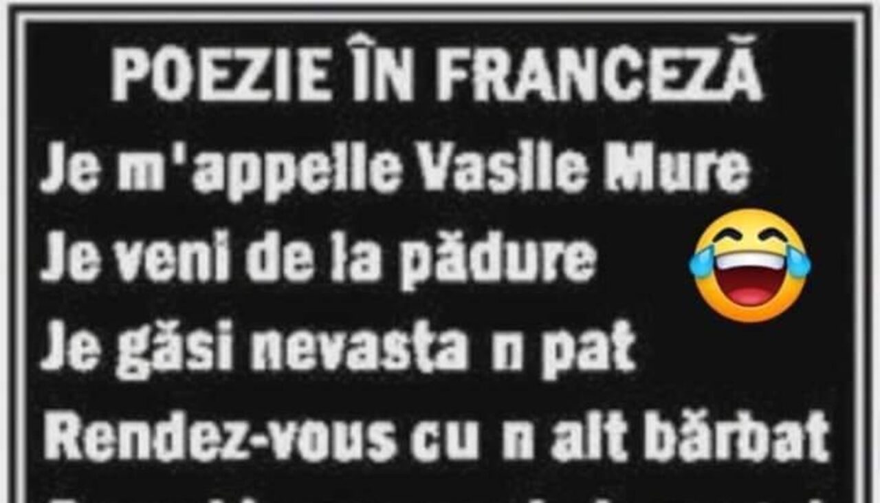 Bancul de duminică | „Je m’appelle Vasile Mure, je veni de la pădure”