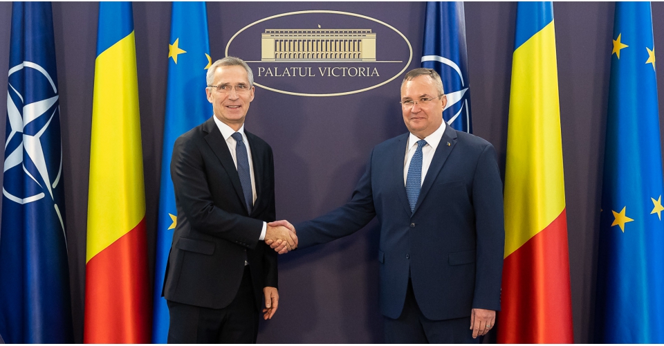 VIDEO | Secretarul general NATO, primit la Palatul Victoria de Nicolae Ciucă