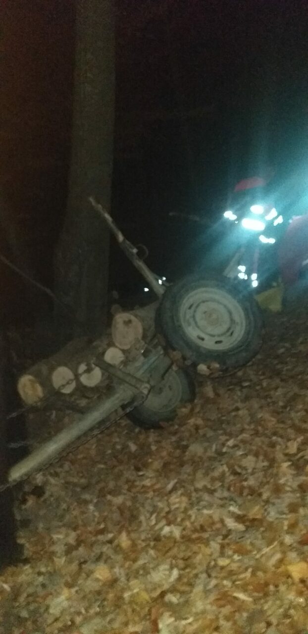 Un bărbat a murit după ce o căruță plină cu lemne a căzut peste el, într-o localitate din județul Dâmbovița