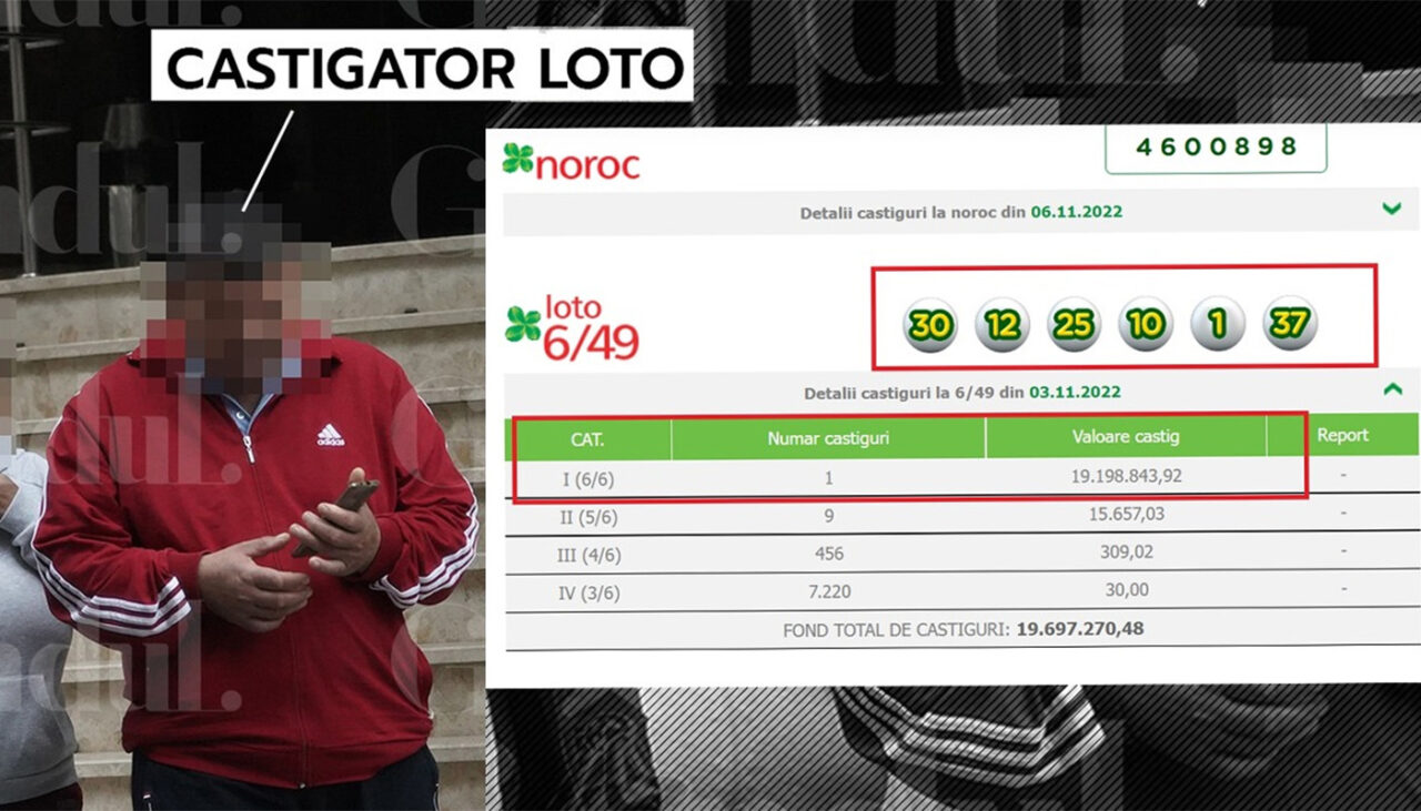 Nu ia 3.900.000 de euro! Câți bani primește, de fapt, câștigătorul din Giurgiu de la Loto 6/49
