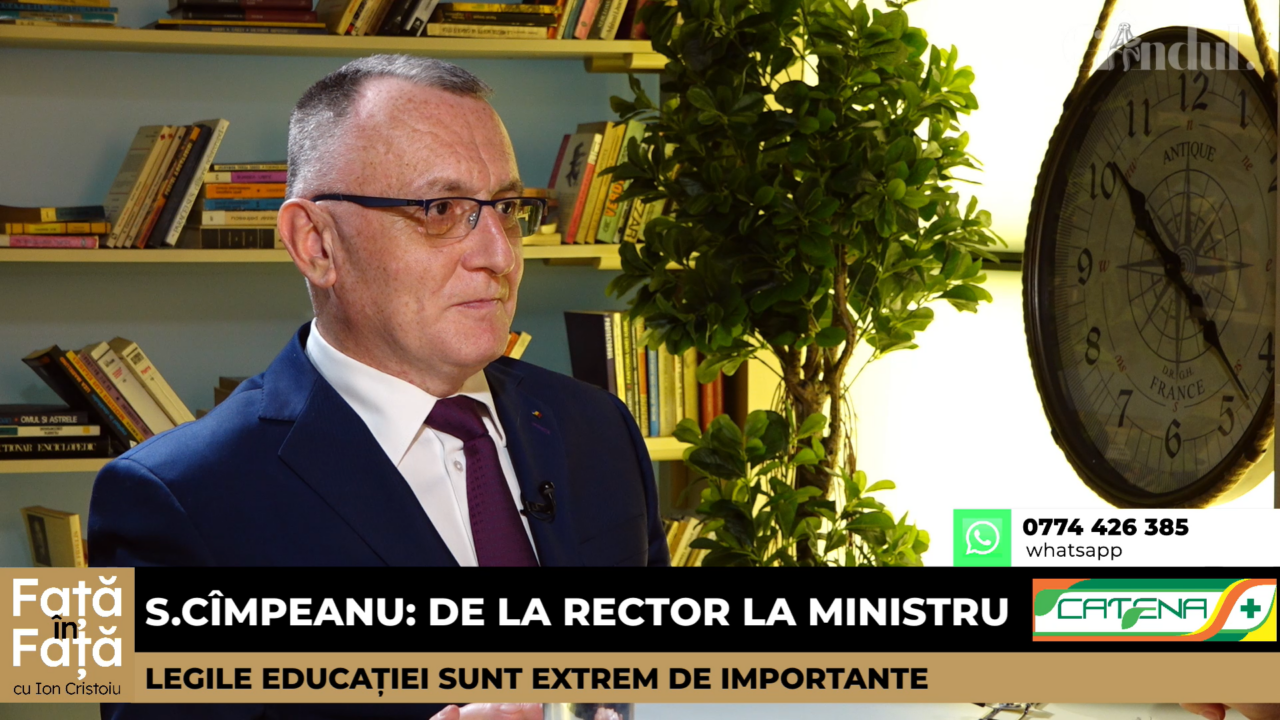 VIDEO | Sorin Cîmpeanu: „Vom suferi din cauza lipsei de educație. Avem nevoie de o reformă”