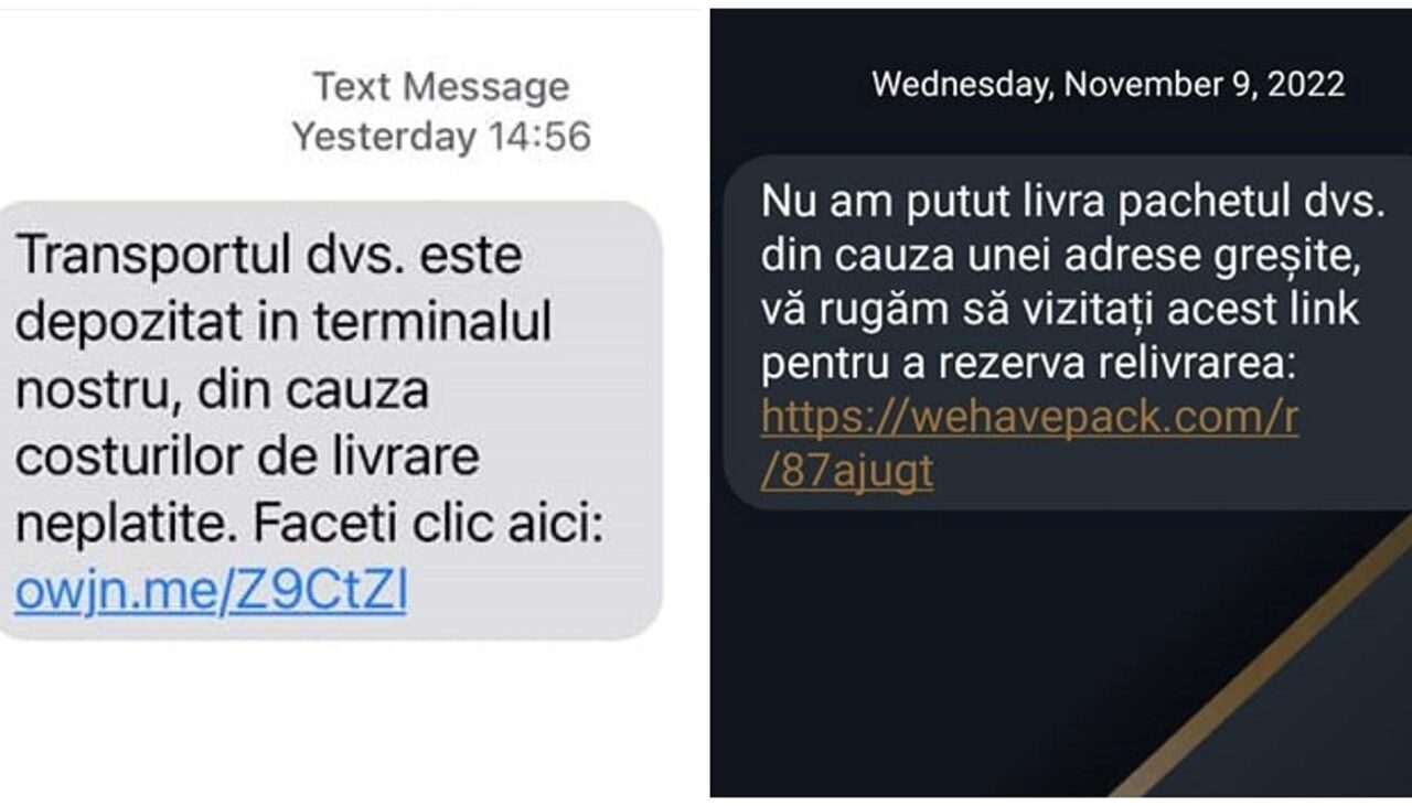 Escrocheria „Black Friday 2022” | Ce se întâmplă, de fapt, dacă primești acest mesaj: „Nu am putut livra pachetul dvs, din cauza unei adrese greșite”