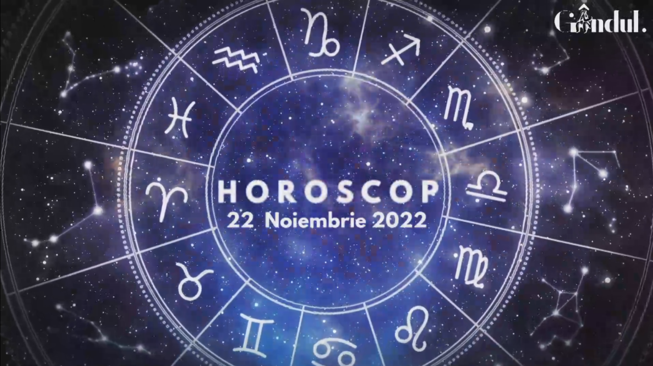 VIDEO | Horoscop marți, 22 noiembrie 2022. Care sunt nativii avantajați de intrarea Soarelui în Săgetător