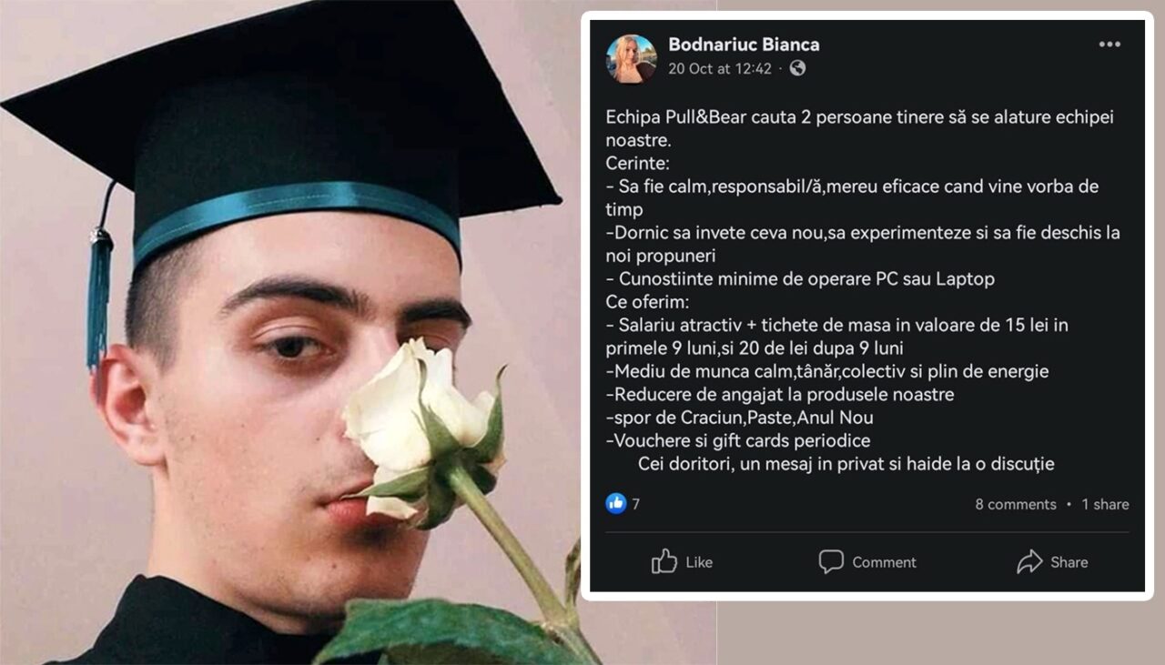 Iulian din Iași a găsit pe Facebook un anunț de angajare la Pull&Bear. A plătit 450 de lei „taxă de training”, dar ce a urmat depășește orice imaginație