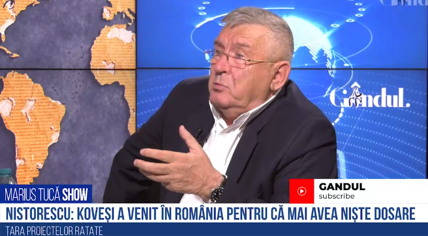 VIDEO Nistorescu, despre vizita lui Kovesi în România: „Ea mai avea niște dosare care nu erau închise. S-a întors ca să încerce să-și salveze trecutul”