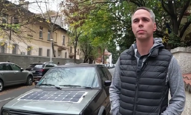 Golf de 30 de ani, transformat în mașină electrică. Modul inedit prin care un român a putut face așa ceva