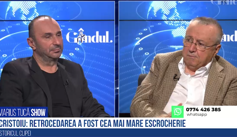 VIDEO Ion Cristoiu: „Retrocedarea a fost cea mai mare escrocherie din istoria României de la Decebal încoace”