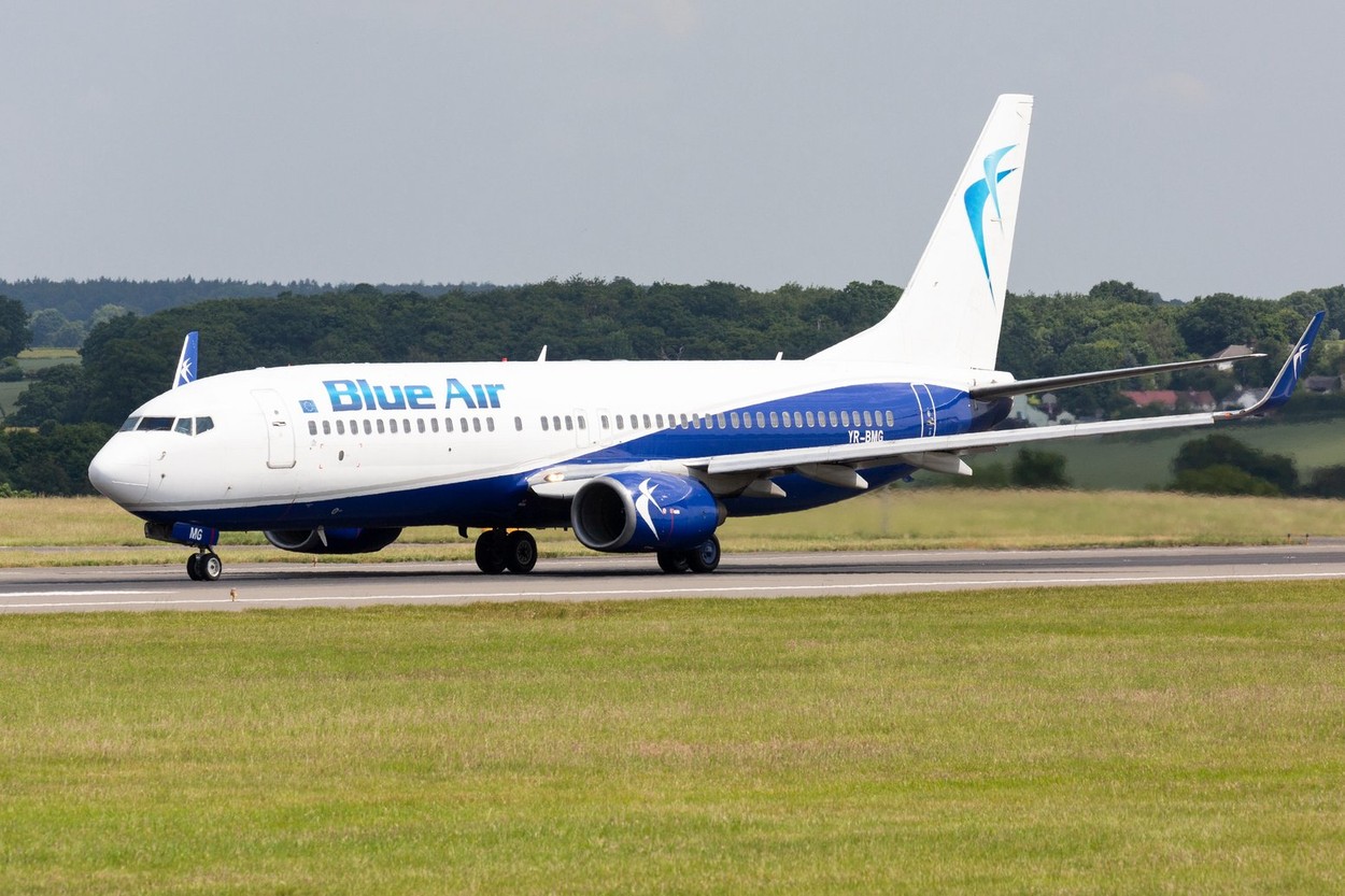 Continuă problemele pentru Blue Air. ANAF a pus sechestru pe o aeronavă a companiei