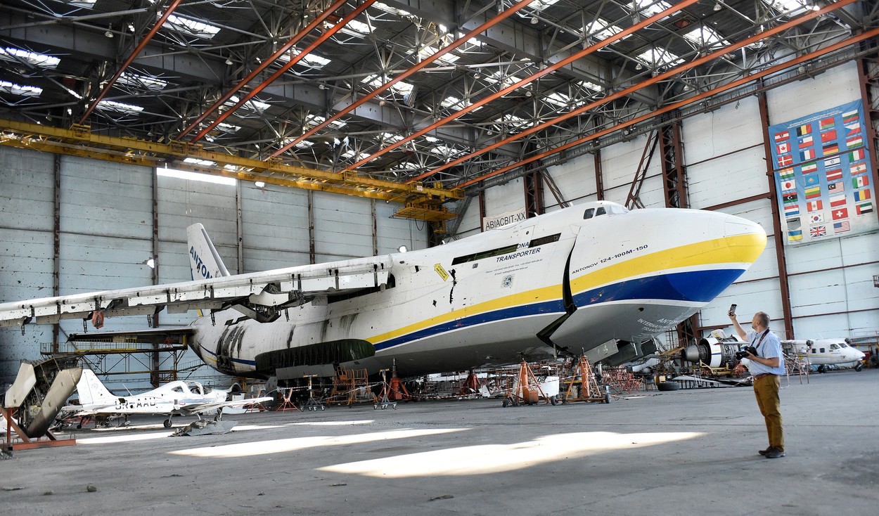 Ucraina construiește un avion gigant, cel mai mare din lume. Locația este ținută secretă