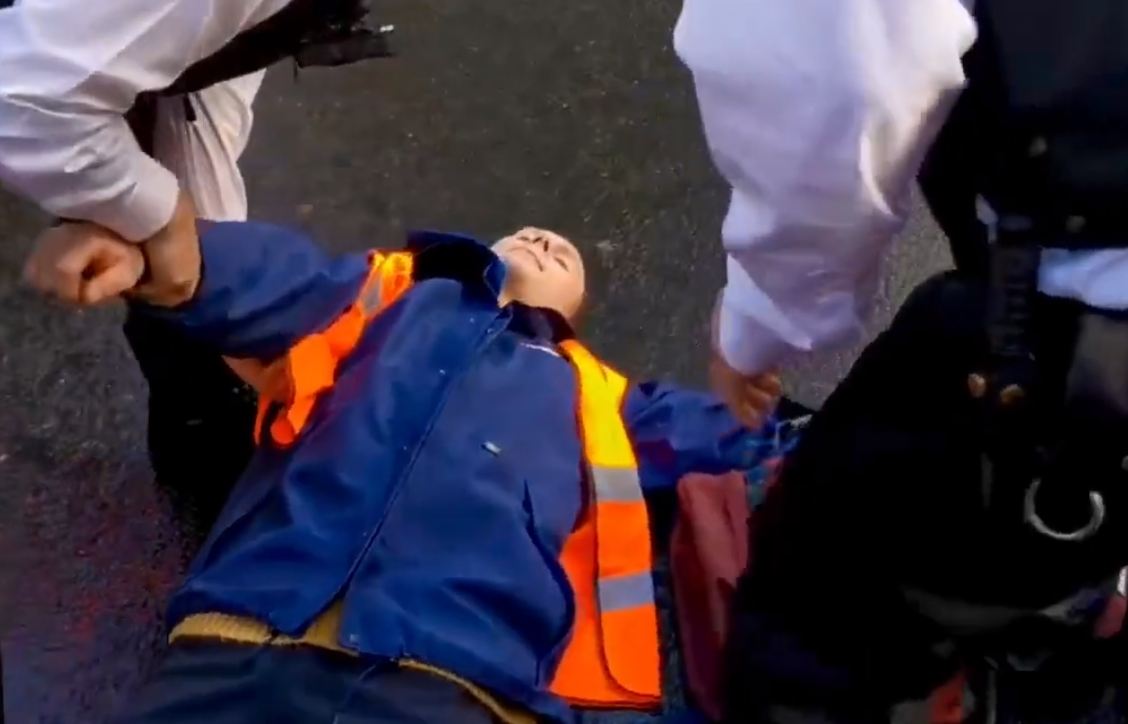 VIDEO | Protest în apropiere de Downing Street. Activiştii de mediu au încercat să pătrundă cu forța în reşedinţa premierului britanic