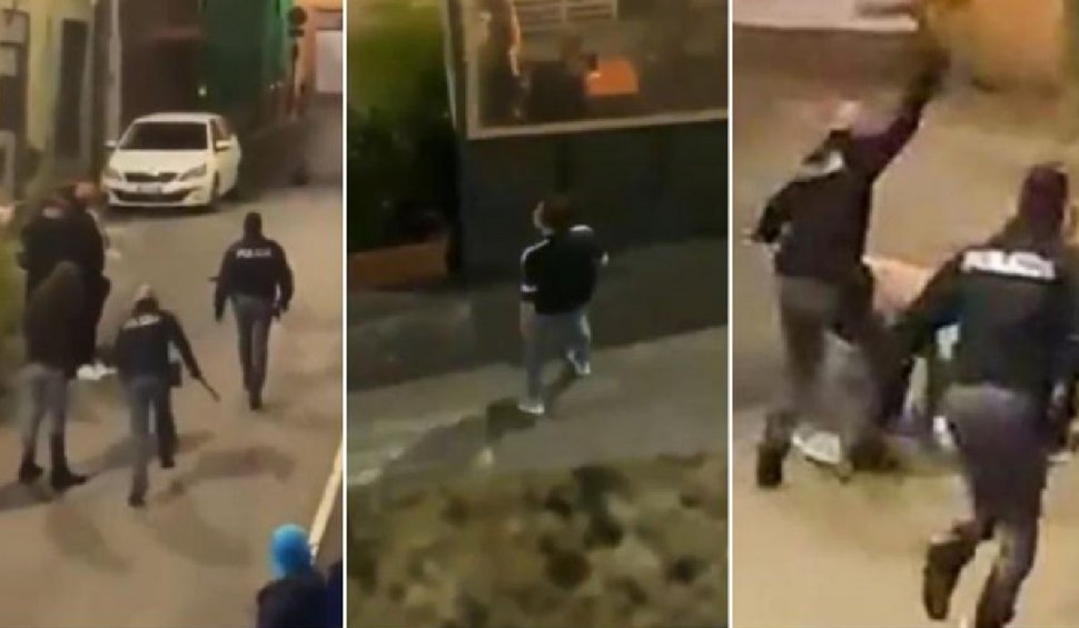 Un român beat a fost bătut cu bastonul de un polițist într-un orășel din Italia. Agentul este vizat de o anchetă disciplinară