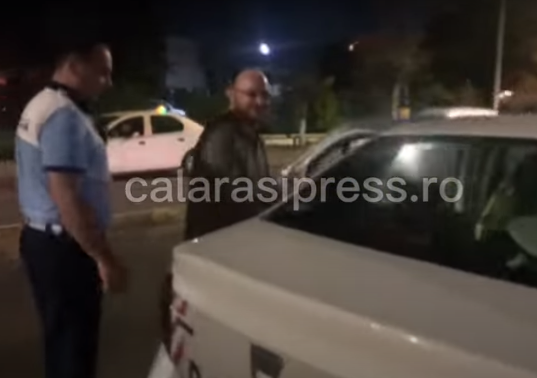 VIDEO | Șeful ATI de la Spitalul Județean Călărași a fost prins drogat la volan. Bărbatul s-a ales cu dosar penal