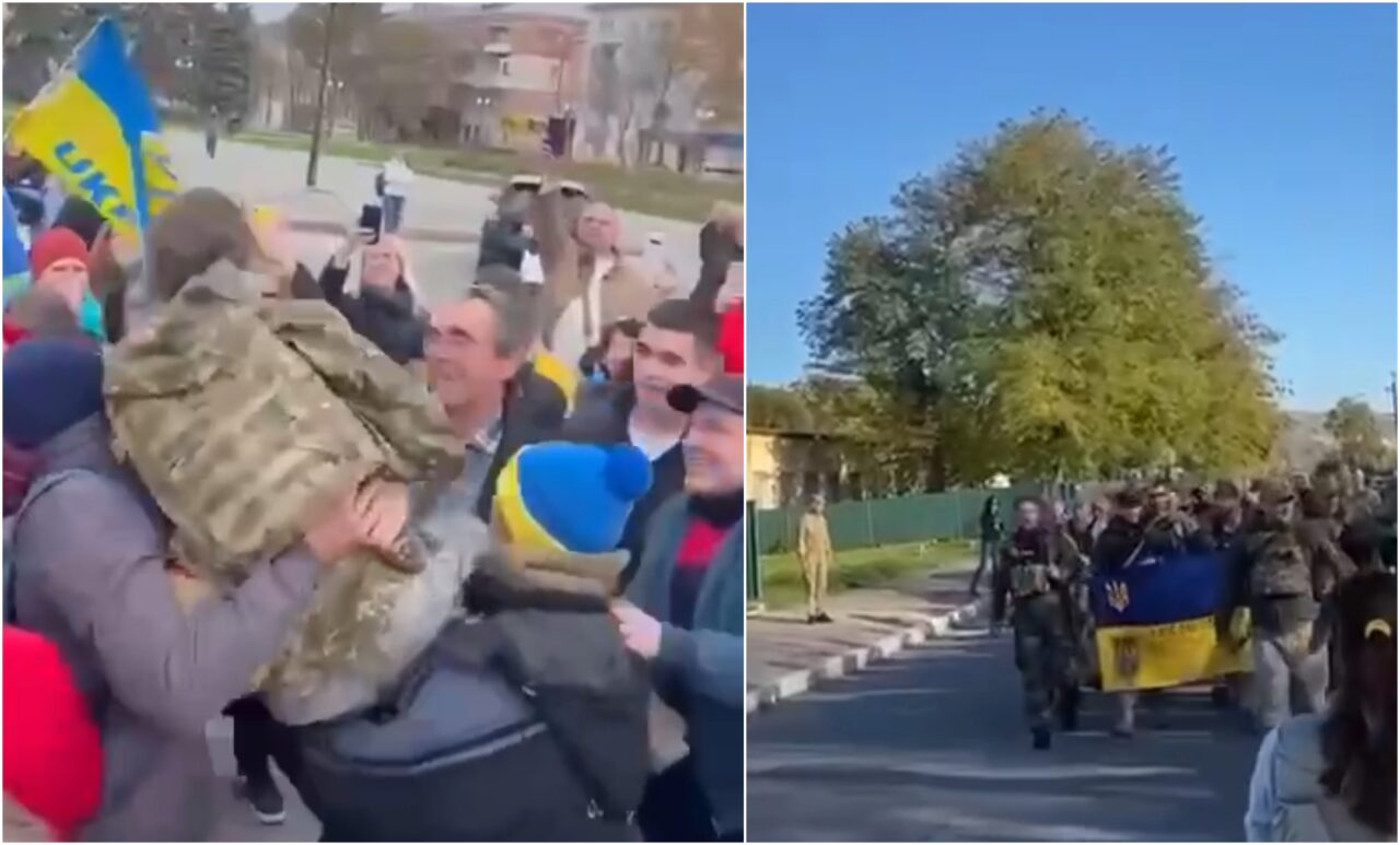 Imaginile bucuriei! Armata ucraineană a intrat în Herson, oraș ocupat de forțele ruse încă din luna martie