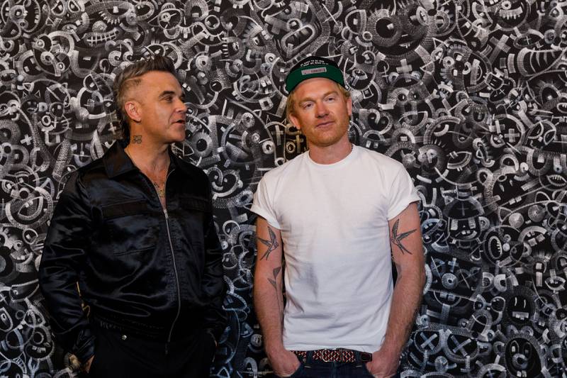 Noi picturi create de Robbie Williams și Ed Godrich vor fi prezentate în premieră în Dubai