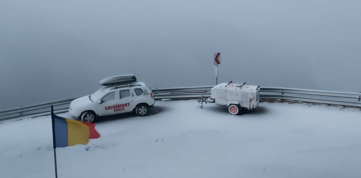 VIDEO | Ninge pe Transfăgărășan! Vremea se răcește în toată țara