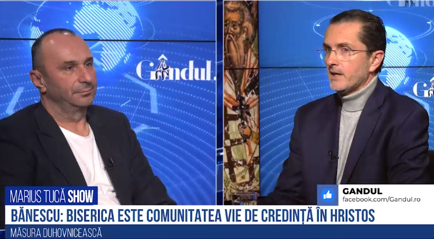 VIDEO | Vasile Bănescu: „Biserica Ortodoxă Română este comunitatea vie de credință în Hristos, de speranță și de iubire. Nu poți să fii creștin doar pentru că te-a botezat cineva”