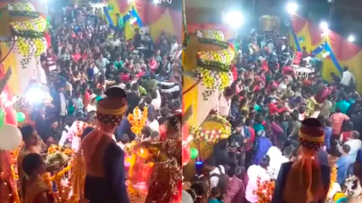 VIDEO | Nuntă cu scandal. Invitații s-au luat la pumni și picioare chiar în timpul ceremoniei religioase