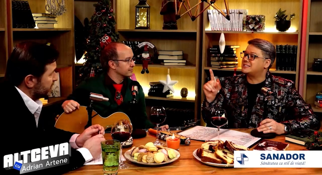 VIDEO | Fuego, invitat în cadrul podcastului ALTCEVA cu Adrian Artene, mesaj fabulos pentru haterii care urăsc colindul ”Împodobește, mamă, bradul”