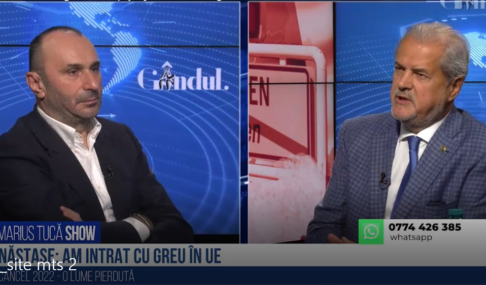 VIDEO Adrian Năstase: „UE are tot felul de cercuri concentrice și trebuie să treci la fel ca la șotron. Noi am intrat destul de greu în Uniunea Europeană”