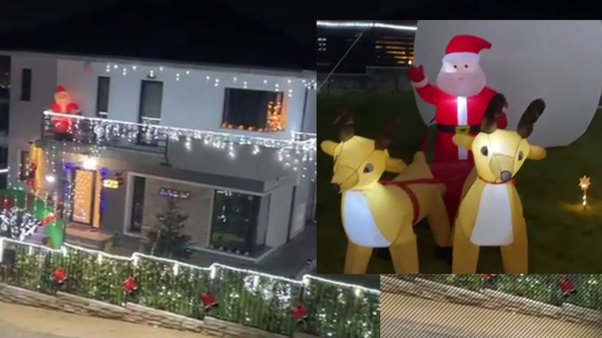 VIDEO EXCLUSIV | O familie din Cluj a deschis “Târg de Crăciun” în curtea casei! A împodobit casa IREAL de frumos!