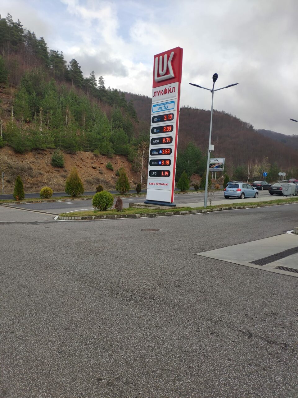 Câți lei costă 1 litru de motorină standard în Bulgaria. Un turist român uimit a făcut o poză într-o benzinărie