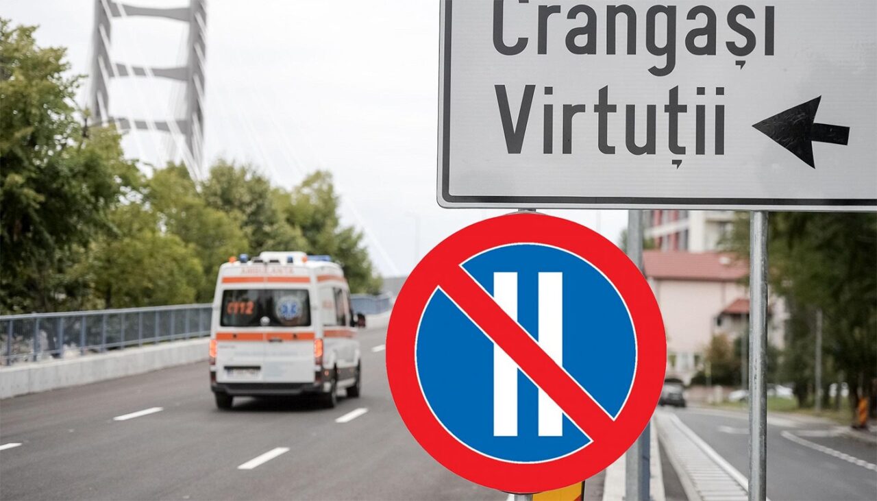 Mulți șoferi români habar n-au! Ce înseamnă, de fapt, semnul de circulație cu două lunii albe, tăiate