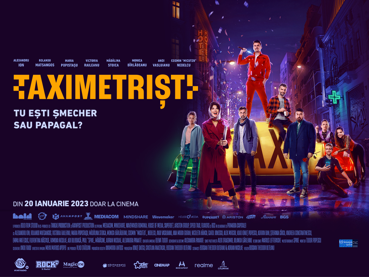 Posterul și trailerul oficial al filmului„Taximetriști”, regizat de Bogdan Theodor Olteanu, au fost lansate | Video