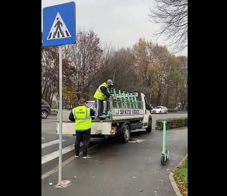 La Cluj, ca în junglă! Peste 1.200 de trotinete electrice parcate „alandala” au fost ridicate de pe spațiul public