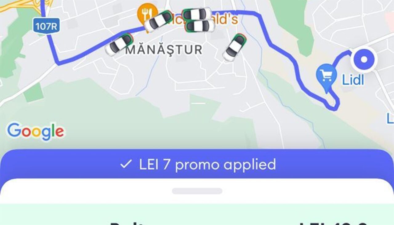 Ireal! Câți lei a plătit un bărbat din Cluj-Napoca pentru o cursă Bolt de 7 kilometri