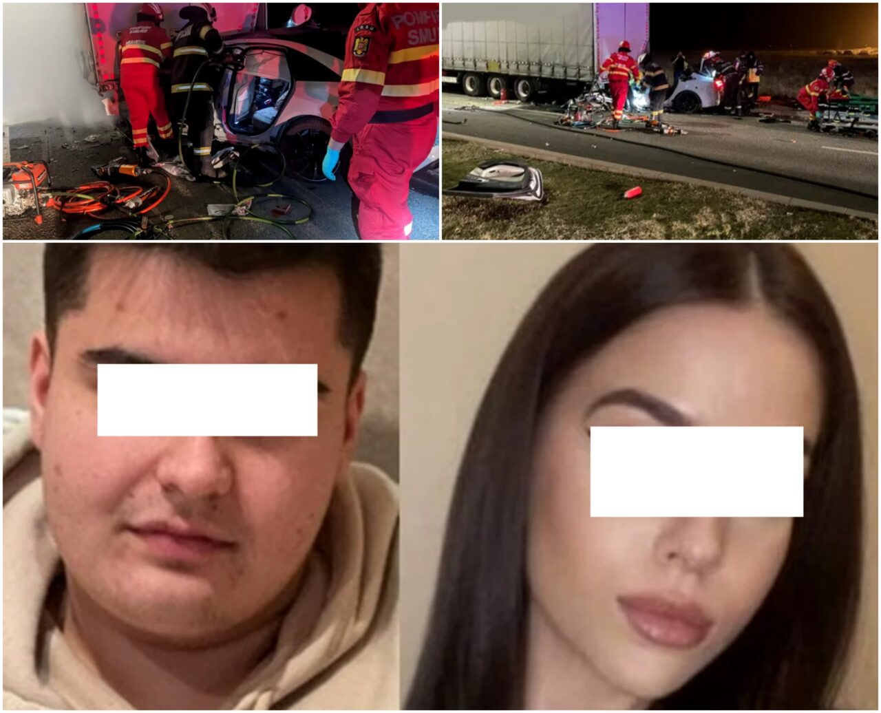 Cine sunt cei doi tineri care au murit în cumplitul accident din Sibiu. Andrei și Sonja aveau toată viața înainte