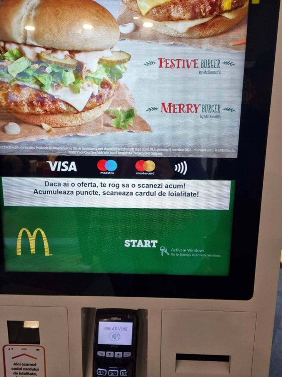 Ce eroare de Windows a primit un bucureștean, încercând să comande de la kiosk-ul McDonald’s. E viralul sfârșitului de an în România!