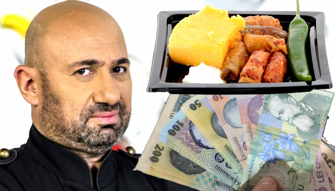 Câți lei costă o porție de sarmale cu mămăliguță în restaurantul lui chef Cătălin Scărlătescu din București