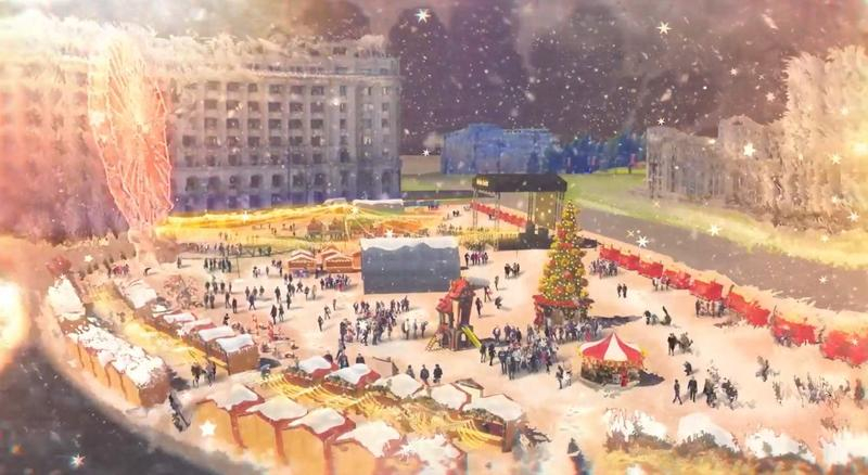 „Târgul de Crăciun al Municipiului București”: Traficul rutier va fi restricționat pe Bd. Unirii și pe cele două bretele adiacente Pieței Constituției