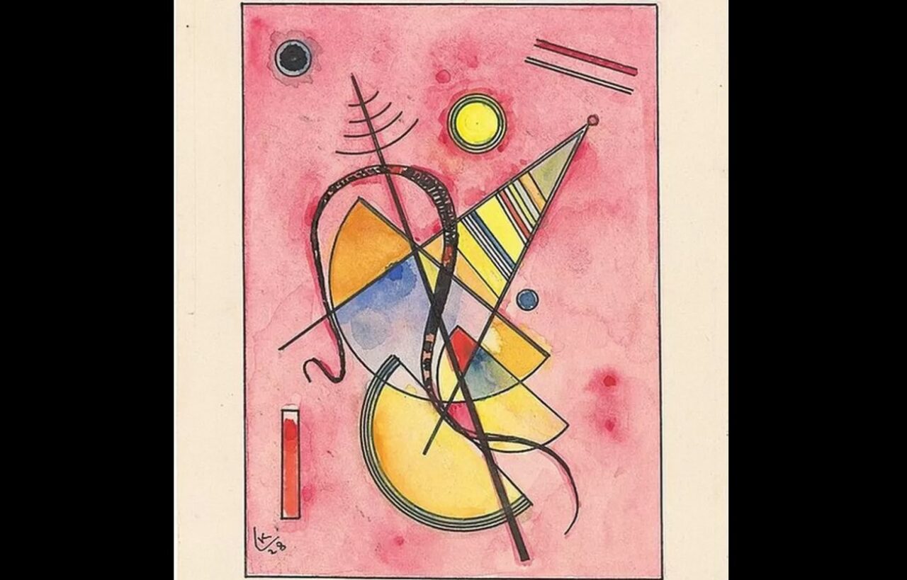Acuarelă de Kandinsky, subiectul unei dispute între Polonia și Germania