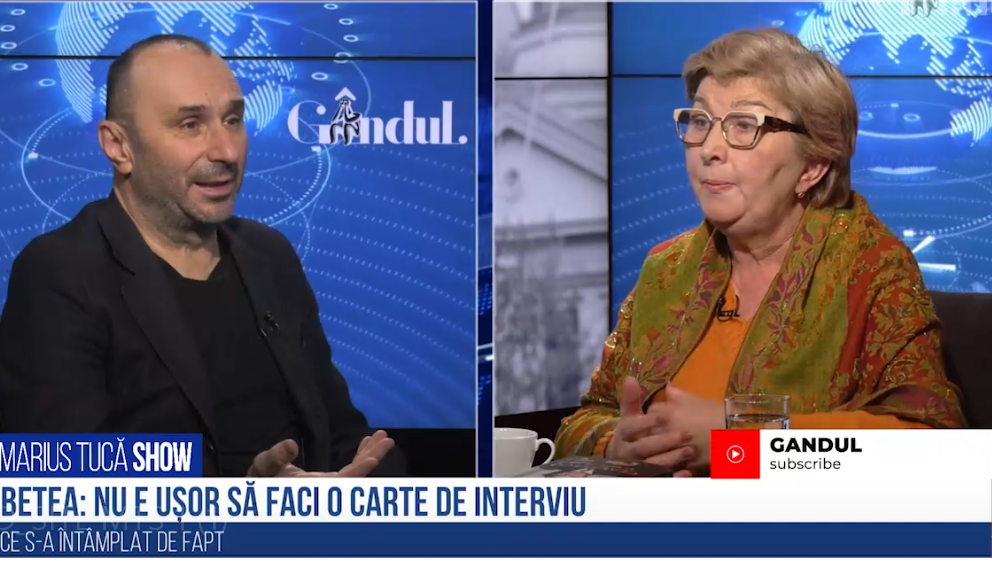 VIDEO Lavinia Betea, despre cartea „Ce s-a întâmplat de fapt”: „Am încercat să mă feresc de încă o carte de interviu. Este o șansă unică să vad ce spune primul șef al serviciilor speciale din România”