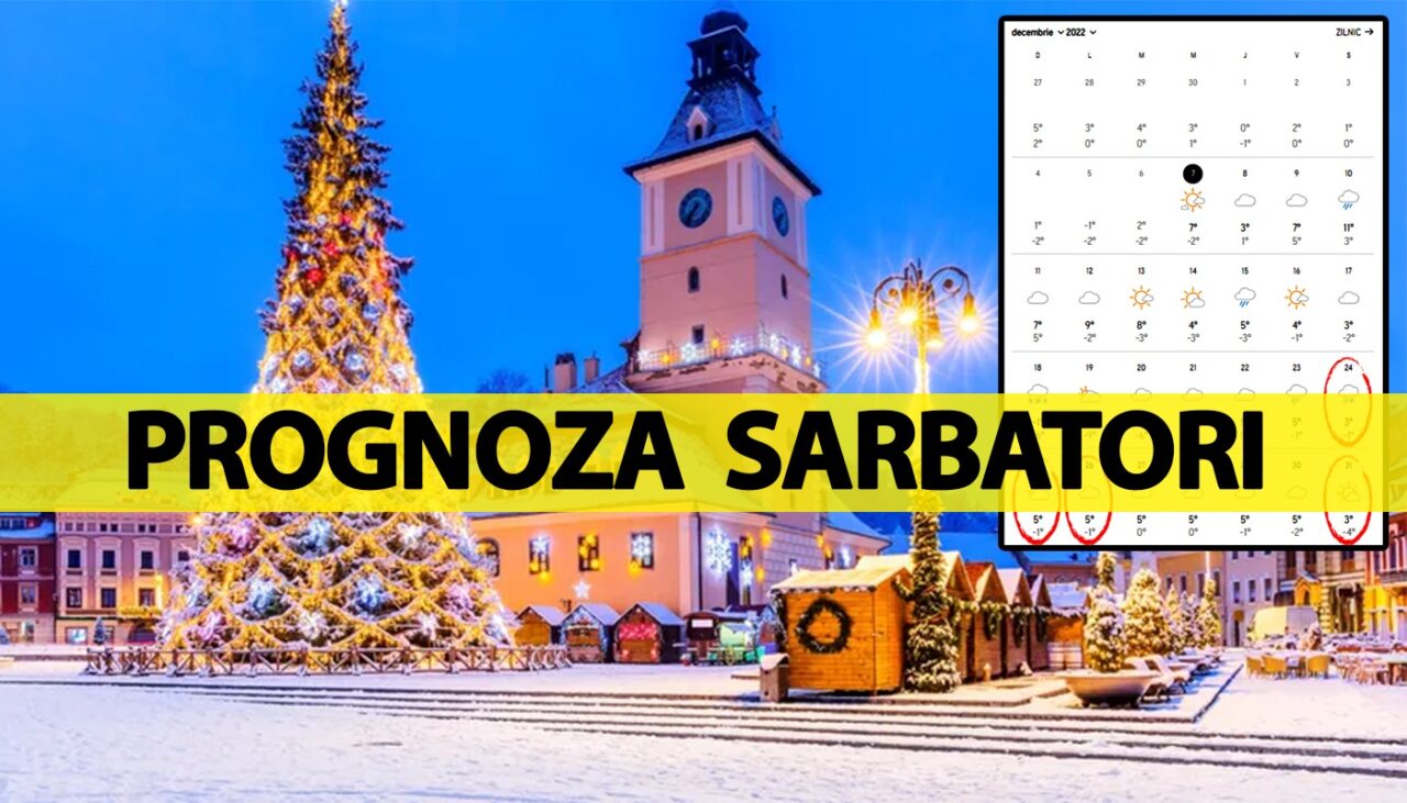 Prognoza meteo Accuweather actualizată | Cum va fi vremea de Crăciun și de Revelion în România