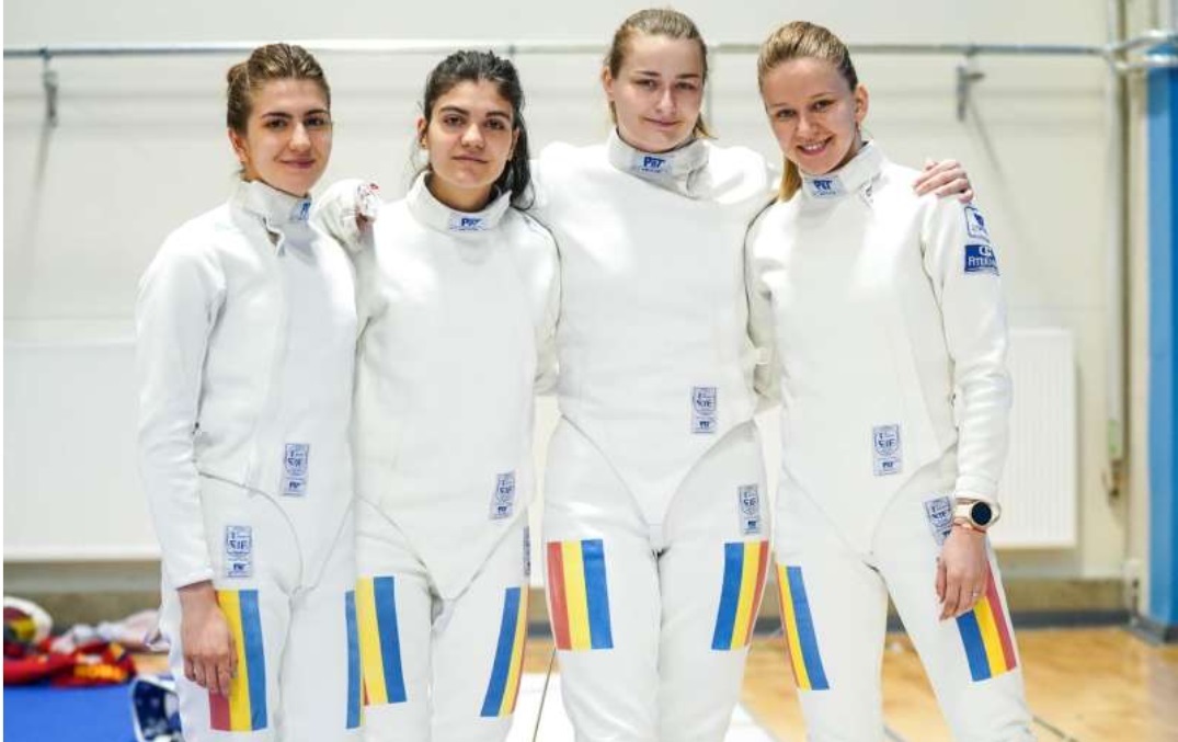 Emoție unică oferită de echipa feminină de spadă a României. Aur la Campionatul European de scrimă Under-23