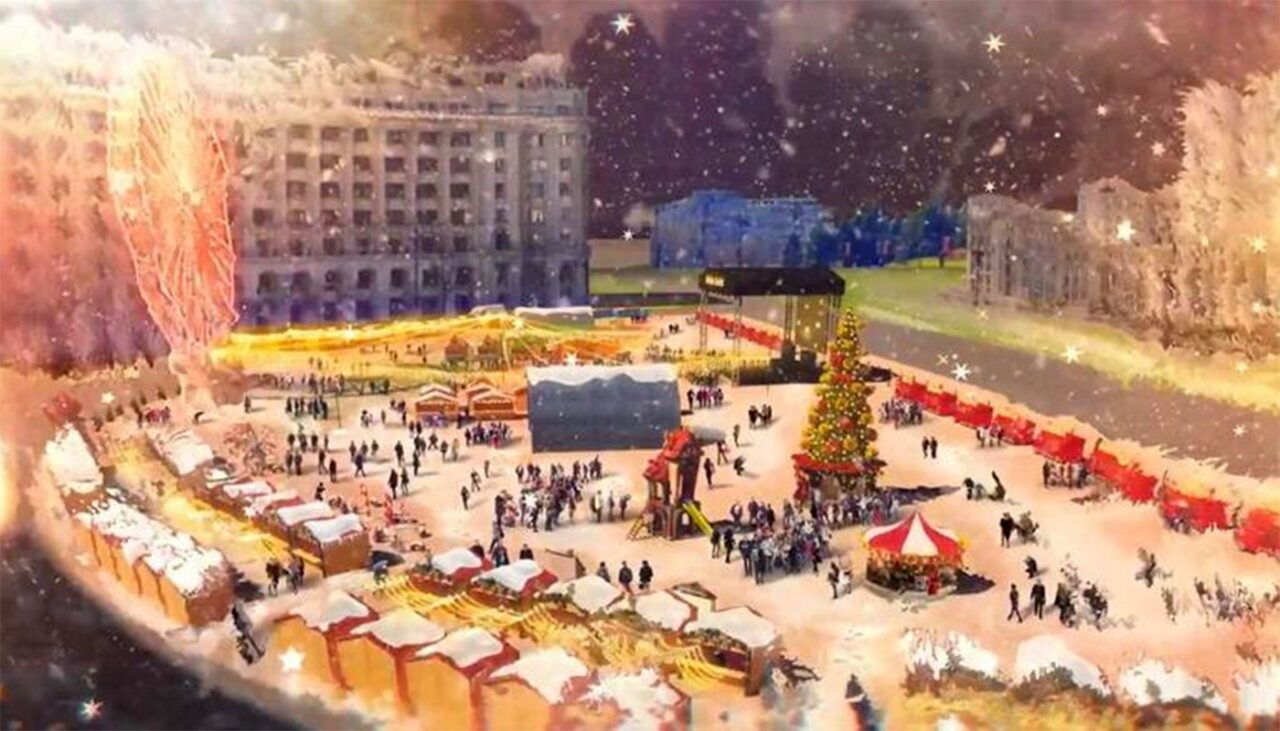 Am făcut calculul! Câți lei te costă o oră pe pationoarul din Târgul de Crăciun din București, cu tot cu închirierea patinelor