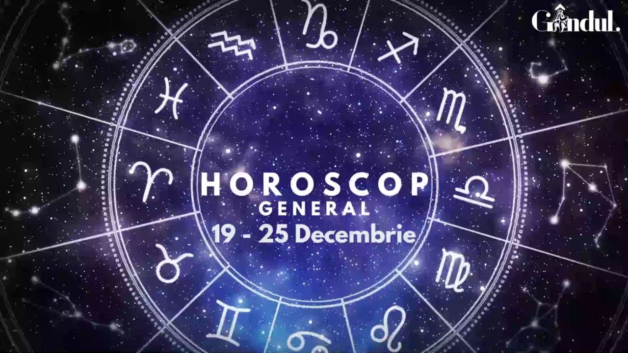 VIDEO| Horoscop general săptămâna 19-25 decembrie 2022. Nativii care au nevoie să facă pace cu propria persoană