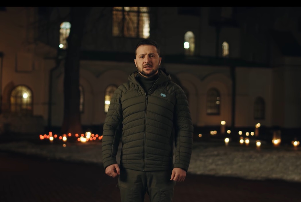 VIDEO Mesajul lui Zelenski la un an de război: „A fost un an de durere, tristețe, credință și unitate dar am rămas invincibili. Știm că 2023 va fi anul victoriei noastre”