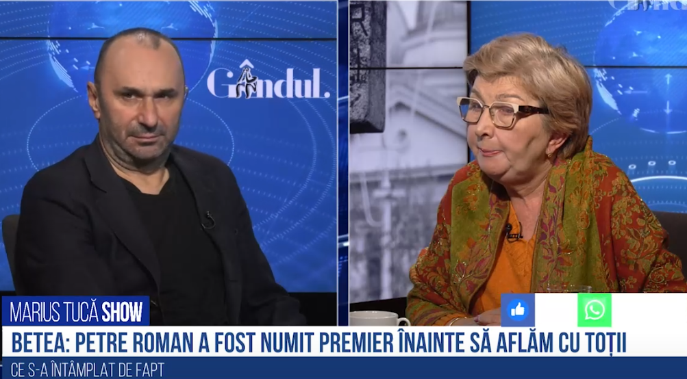 VIDEO Lavinia Betea: „Virgil Măgăreanu a fost trimis la procesul soților Ceaușescu într-un mod ciudat: i-a zis: „Du-te! Tu vei fi martorul. Silviu Brucan a avut instrucțiuni de la Moscova”
