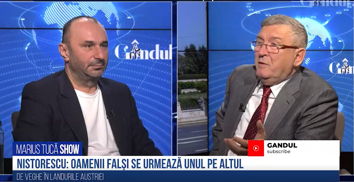 VIDEO | Cornel Nistorescu, jurnalist: „Societatea românească suferă din cauza falsității”