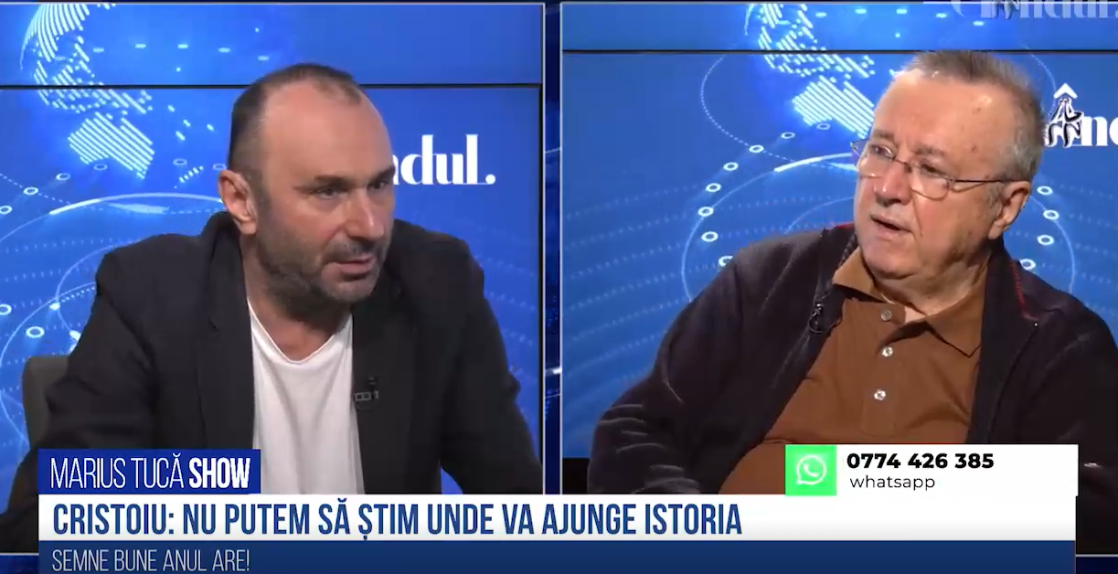 VIDEO | Ion Cristoiu: „Istoria se poate compara cu un râu de munte”