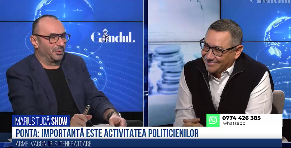 VIDEO | Victor Ponta: „Importantă este activitatea politicienilor”