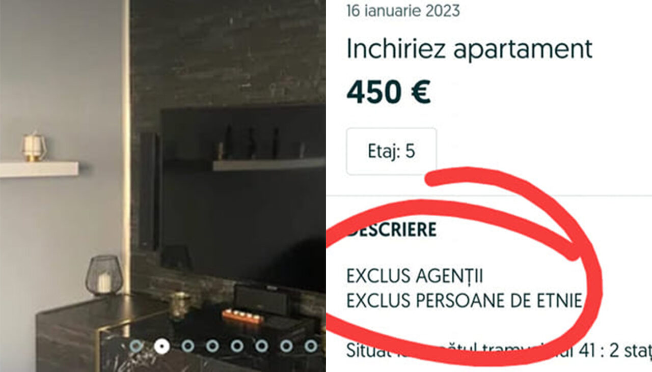 „Exclus persoane de etnie!” Anunț antisemit postat de un bucureștean și acceptat de OLX