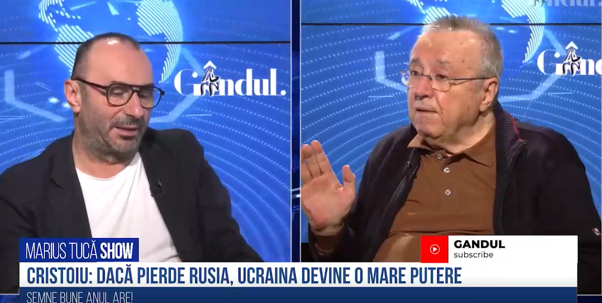 VIDEO | Ion Cristoiu: „Dacă pierde Rusia, Ucraina devine o mare putere”