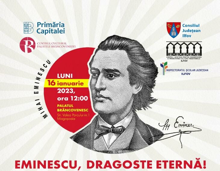 Eminescu, dragoste eternă! – spectacol omagial dedicat poetului Mihai Eminescu și Zilei Culturii Naționale
