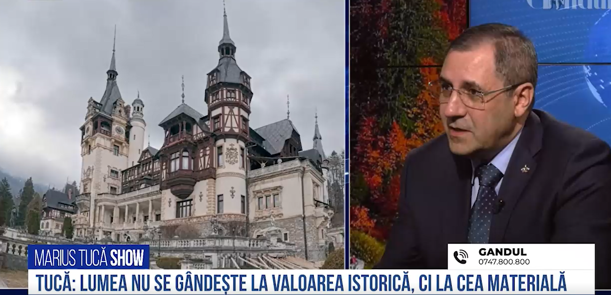 VIDEO | Ion Tucă: „Terasele au fost construite pentru ca turiștii să nu se apropie de castel”