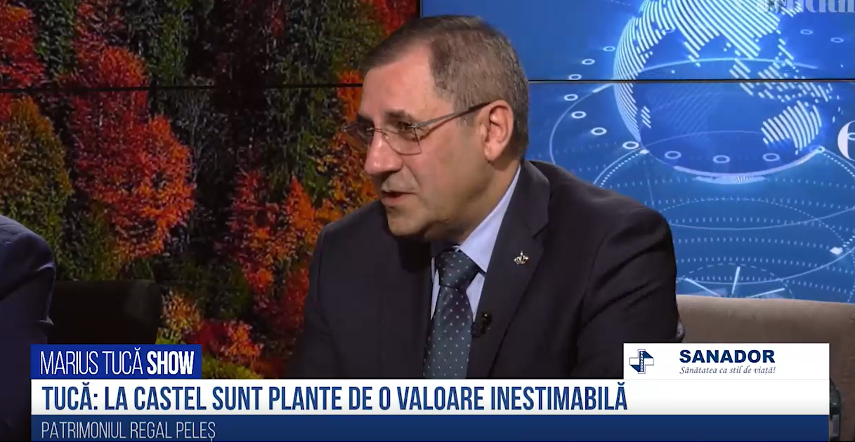 VIDEO | Ion Tucă: „La castel sunt plante de o valoare inestimabilă”