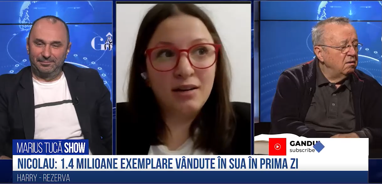 VIDEO | Ana Nicolau, directorul general al Editurii Nemira, despre cartea prințului Harry: „Editura s-a ales printr-o licitație”